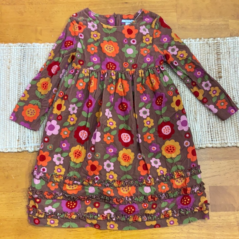 Hartstrings Floral Dress Size 5